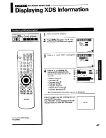 Предварительный просмотр 47 страницы Toshiba ColorStream TP50H60 Owner'S Manual