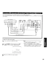 Предварительный просмотр 51 страницы Toshiba ColorStream TP61H95 Owner'S Manual