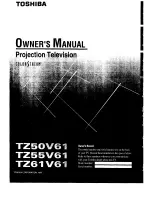 Toshiba ColorStream TZ50V61 Owner'S Manual preview