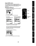 Предварительный просмотр 27 страницы Toshiba ColorStream TZ50V61 Owner'S Manual