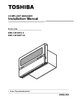 Preview for 1 page of Toshiba Compliant Manager BMS-CM1280FTLE Installation Manual