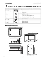 Preview for 4 page of Toshiba Compliant Manager BMS-CM1280FTLE Installation Manual