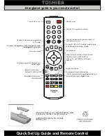 Предварительный просмотр 1 страницы Toshiba CT-8003 At-A-Glance Manual