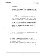 Preview for 11 page of Toshiba Current Relay RC803A-HP1 Instruction Manual