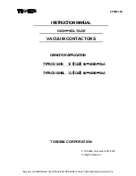 Toshiba CV-10HB Instruction Manual предпросмотр