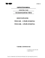 Toshiba CV-10HB Instruction Manual preview