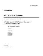 Toshiba CV-1GAU Instruction Manual preview