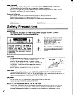 Preview for 2 page of Toshiba CV27D48 Owner'S Manual