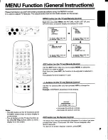 Preview for 9 page of Toshiba CV27D48 Owner'S Manual