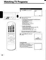 Preview for 16 page of Toshiba CV27D48 Owner'S Manual