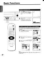 Preview for 12 page of Toshiba CV27G68 Owner'S Manual