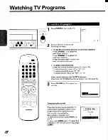 Предварительный просмотр 18 страницы Toshiba CV27G68 Owner'S Manual