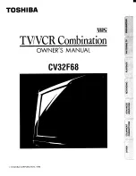 Preview for 1 page of Toshiba CV32F68 Owner'S Manual