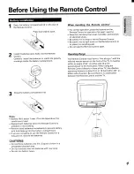 Preview for 9 page of Toshiba CV32F68 Owner'S Manual