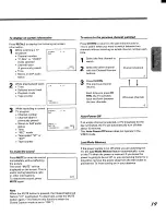 Preview for 19 page of Toshiba CV32F68 Owner'S Manual