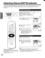 Preview for 22 page of Toshiba CV32F68 Owner'S Manual