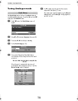 Preview for 16 page of Toshiba CV50* ANALOGUE Series Owner'S Manual