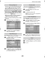 Preview for 25 page of Toshiba CV50* ANALOGUE Series Owner'S Manual