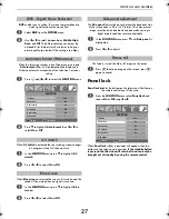 Preview for 27 page of Toshiba CV50* ANALOGUE Series Owner'S Manual