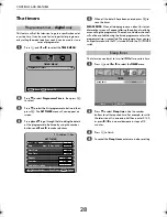 Preview for 28 page of Toshiba CV50* ANALOGUE Series Owner'S Manual