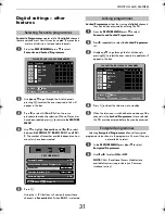 Preview for 31 page of Toshiba CV50* ANALOGUE Series Owner'S Manual