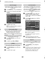 Preview for 32 page of Toshiba CV50* ANALOGUE Series Owner'S Manual