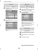 Preview for 36 page of Toshiba CV50* ANALOGUE Series Owner'S Manual