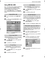 Preview for 37 page of Toshiba CV50* ANALOGUE Series Owner'S Manual