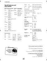 Preview for 48 page of Toshiba CV50* ANALOGUE Series Owner'S Manual