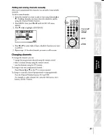 Preview for 21 page of Toshiba CW34X92 Owner'S Manual