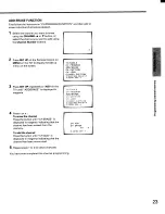 Preview for 23 page of Toshiba CX27D60 Owner'S Manual