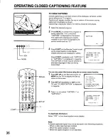 Preview for 36 page of Toshiba CX27D60 Owner'S Manual