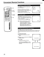 Preview for 22 page of Toshiba CX27E60 Owner'S Manual