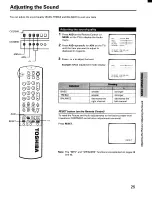 Preview for 25 page of Toshiba CX27E60 Owner'S Manual