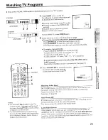 Preview for 21 page of Toshiba CX27F60 Owner'S Manual