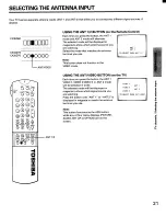 Preview for 19 page of Toshiba CX32D70 Owner'S Manual