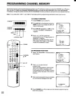 Preview for 20 page of Toshiba CX32D70 Owner'S Manual