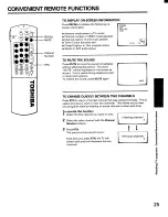 Preview for 23 page of Toshiba CX32D70 Owner'S Manual