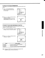 Preview for 25 page of Toshiba CX32D70 Owner'S Manual