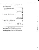 Preview for 29 page of Toshiba CX32D70 Owner'S Manual