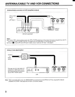 Preview for 8 page of Toshiba CX32D80 Owner'S Manual