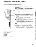 Preview for 15 page of Toshiba CX32D80 Owner'S Manual