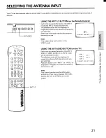 Preview for 21 page of Toshiba CX32D80 Owner'S Manual