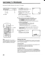 Preview for 24 page of Toshiba CX32D80 Owner'S Manual