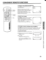 Preview for 25 page of Toshiba CX32D80 Owner'S Manual