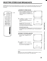 Preview for 29 page of Toshiba CX32D80 Owner'S Manual