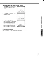 Preview for 31 page of Toshiba CX32D80 Owner'S Manual