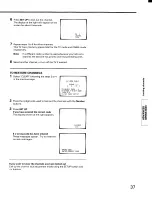 Preview for 37 page of Toshiba CX32D80 Owner'S Manual