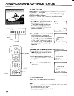 Preview for 38 page of Toshiba CX32D80 Owner'S Manual