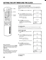 Preview for 40 page of Toshiba CX32D80 Owner'S Manual